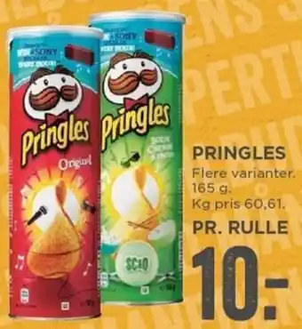MENY Pringles 165 g tilbud