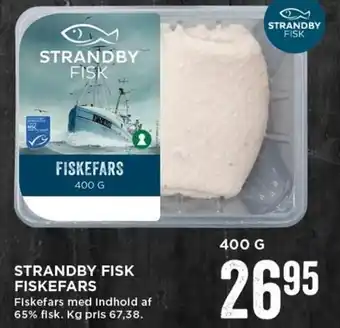 MENY Strandby Fisk Fiskefars 400 g tilbud