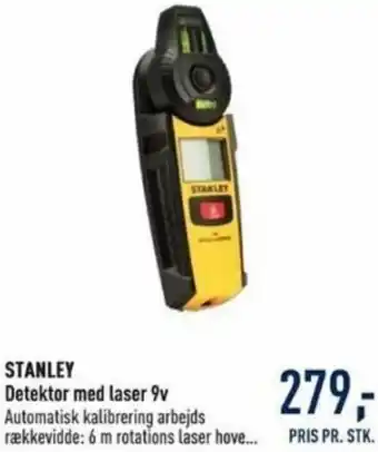 Stanley Detektor Med Laser 9v