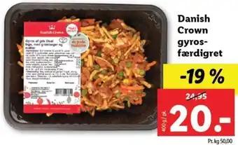 Lidl Danish Crown Gyro-Færdigret 400g tilbud