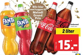 Lidl Sodavand 2 Liter tilbud
