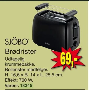 Harald Nyborg Brødrister tilbud