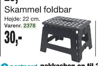 Harald Nyborg Skammel foldbar tilbud