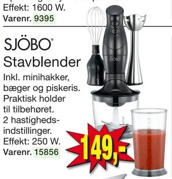 Harald Nyborg Stavblender tilbud
