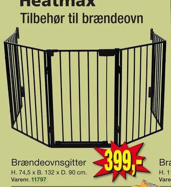 Harald Nyborg Brændeovnsgitter tilbud