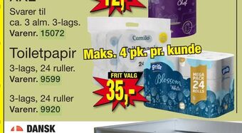 Harald Nyborg Toiletpapir tilbud