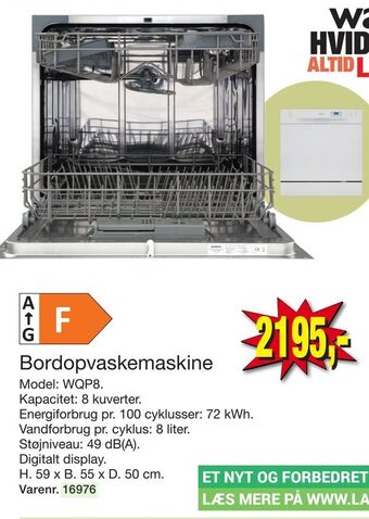 Harald Nyborg Bordopvaskemaskine tilbud