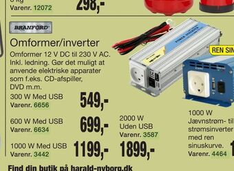 Harald Nyborg Omformer/inverter tilbud