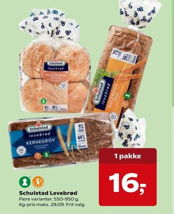 Dagli'Brugsen Schulstad Levebrød tilbud