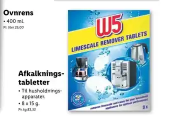 Afkalkningstabletter