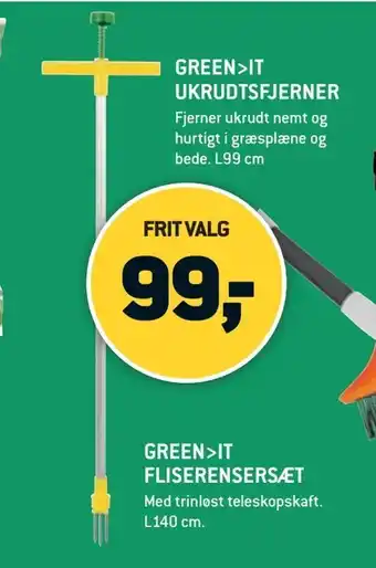 XL-BYG Green>it ukrudtsfjerner tilbud