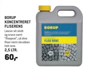 XL-BYG Borup koncentreret fliserens tilbud