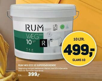 XL-BYG RUM VÆG ECO 10 SUPERDÆKKENDE tilbud