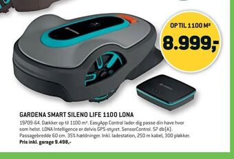 XL-BYG Gardena smart sileno life 1100 lona tilbud