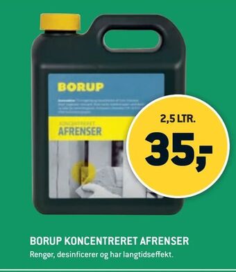 XL-BYG Borup koncentreret afrenser tilbud
