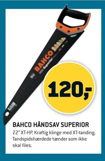 XL-BYG Bahco håndsav superior tilbud
