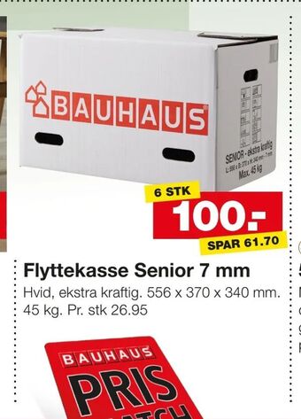 Bauhaus Flyttekasse Senior 7 mm tilbud