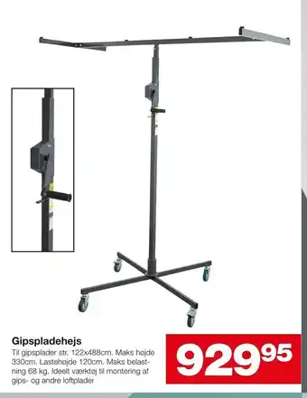 Gipspladehejs