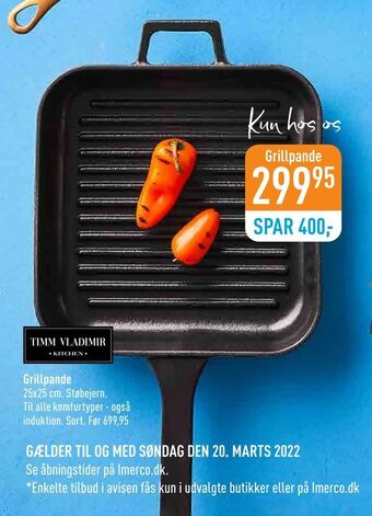 Imerco Grillpande tilbud