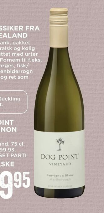 MENY Dog point sauvignon blanc tilbud