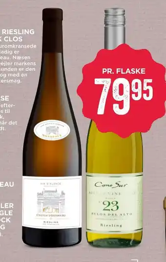 MENY Clos du chàteau d'senbourg riesling les tommeries eller codo sur single vineyard block no. 23 riesling tilbud