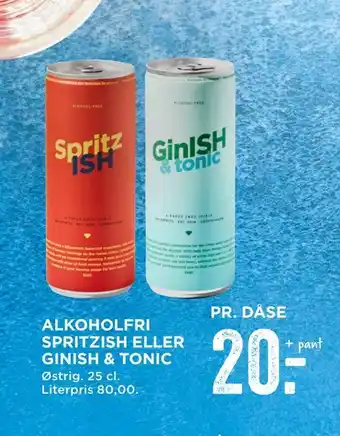 MENY Alkoholfri spritzish eller ginish & tonic tilbud