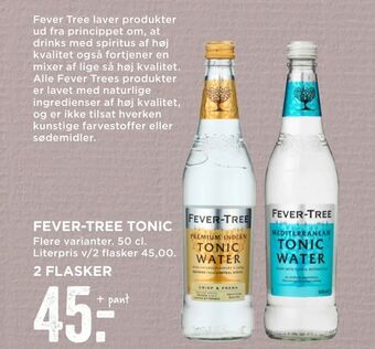 MENY Fever-tree tonic tilbud
