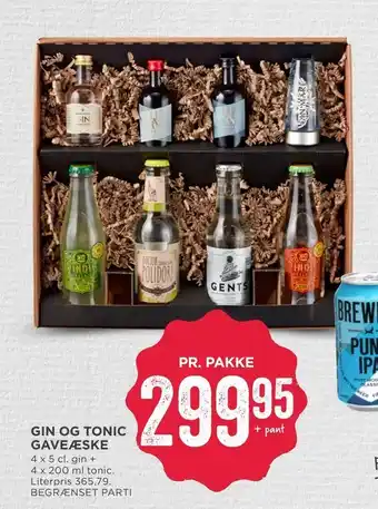 MENY Gin og tonic gaveæske tilbud