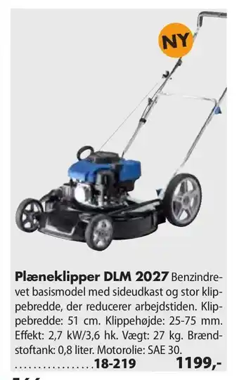 Biltema Plæneklipper DLM 2027 tilbud