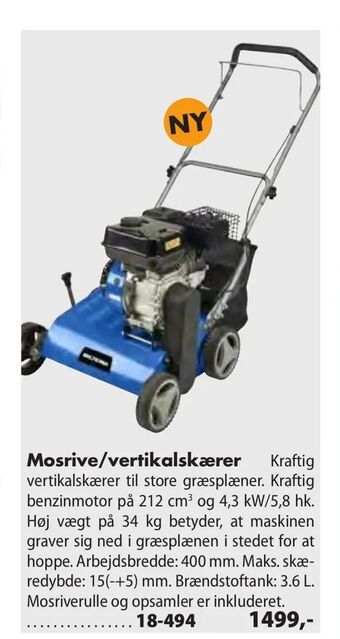 Mosrive/vertikalskærer