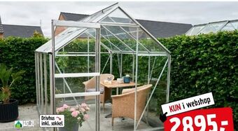 jem & fix Drivhus popular 86 - 5,0 m2 tilbud