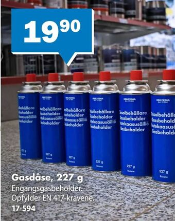 Biltema Gasdåse, 227 g tilbud