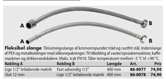 Biltema Fleksibel slange tilbud