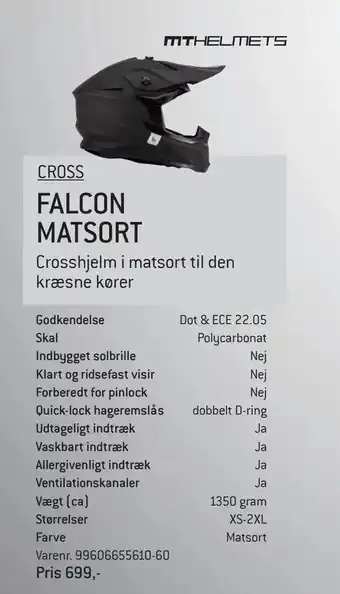 Falcon matsort