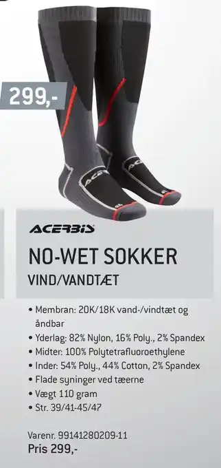 Thansen No-wet sokker tilbud