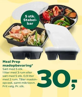 Meal Prep madopbevaring