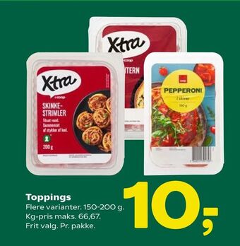 Coop 365 Toppings tilbud