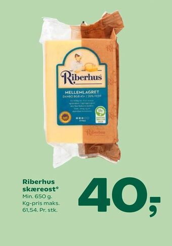 Coop 365 Riberhus skæreost tilbud