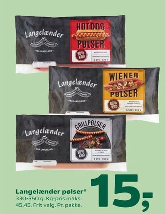 Coop 365 Langelænder pølser tilbud