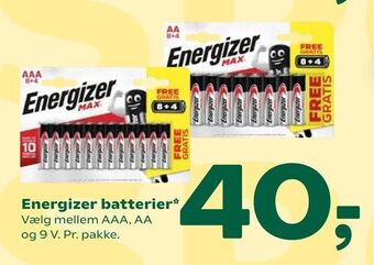 Coop 365 Energizer batterier tilbud