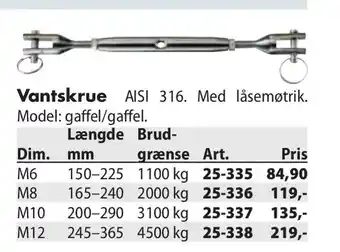 Vantskrue