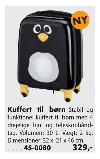 Biltema Kuffert til børn tilbud
