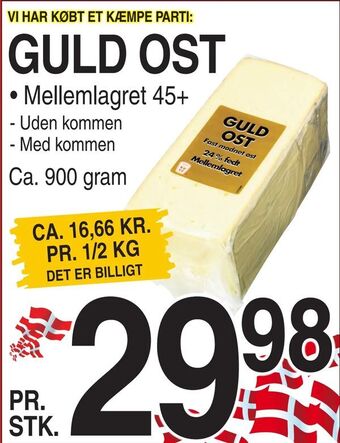 ABC Lavpris Guld ost tilbud