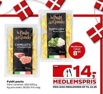 Kvickly Fyldt pasta tilbud