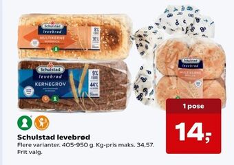 Kvickly Schulstad levebrød tilbud