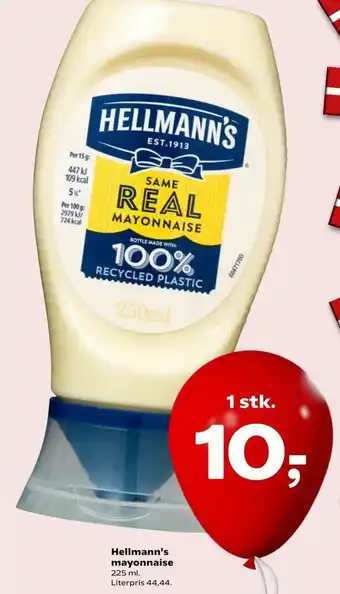 Kvickly Hellmann's mayonnaise tilbud
