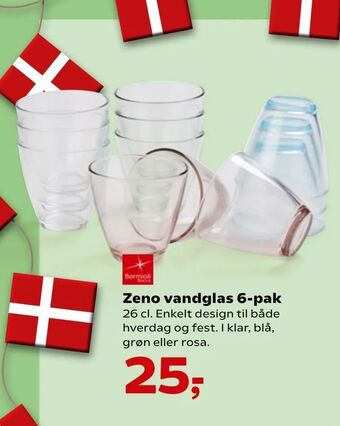 Kvickly Zeno vandglas 6-pak tilbud