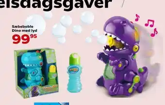 Kvickly Sæbeboble Dino med lyd tilbud