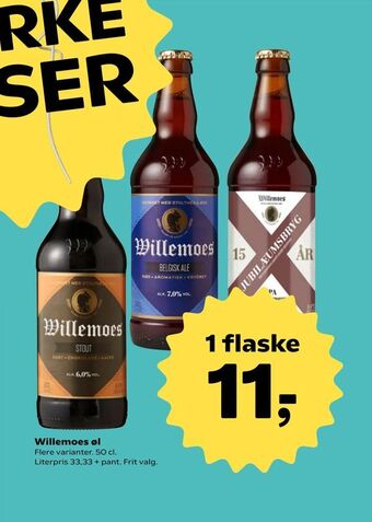 Kvickly Willemoes øl tilbud