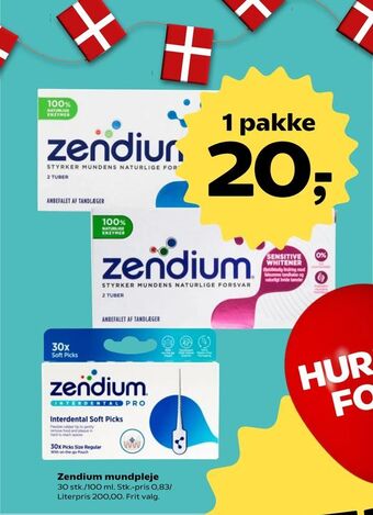 Kvickly Zendium mundpleje tilbud